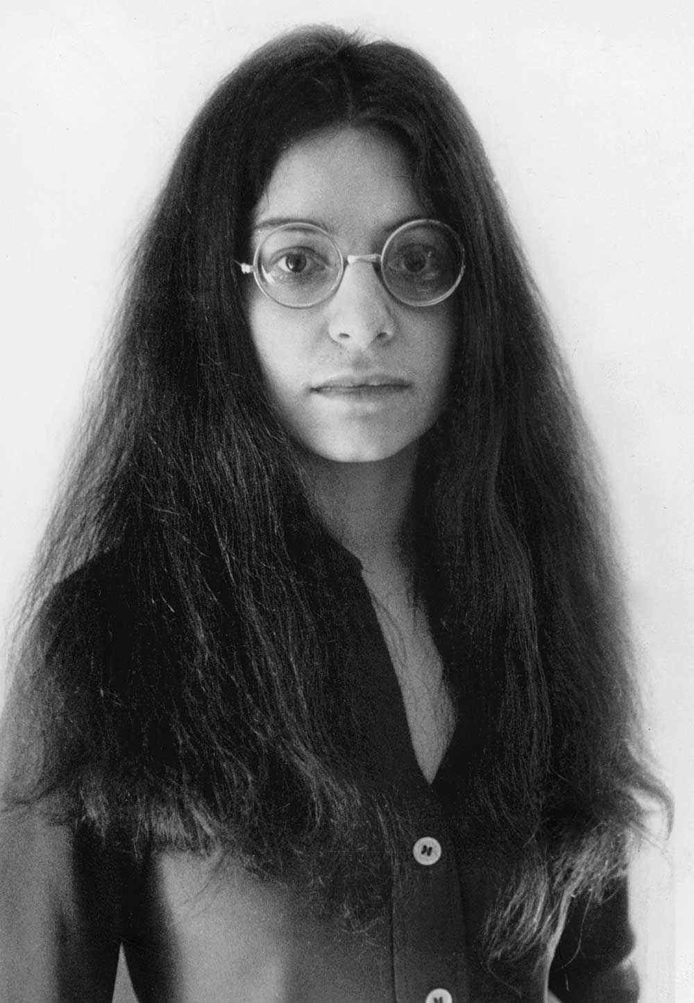 A portrait of Shulamith Firestone.