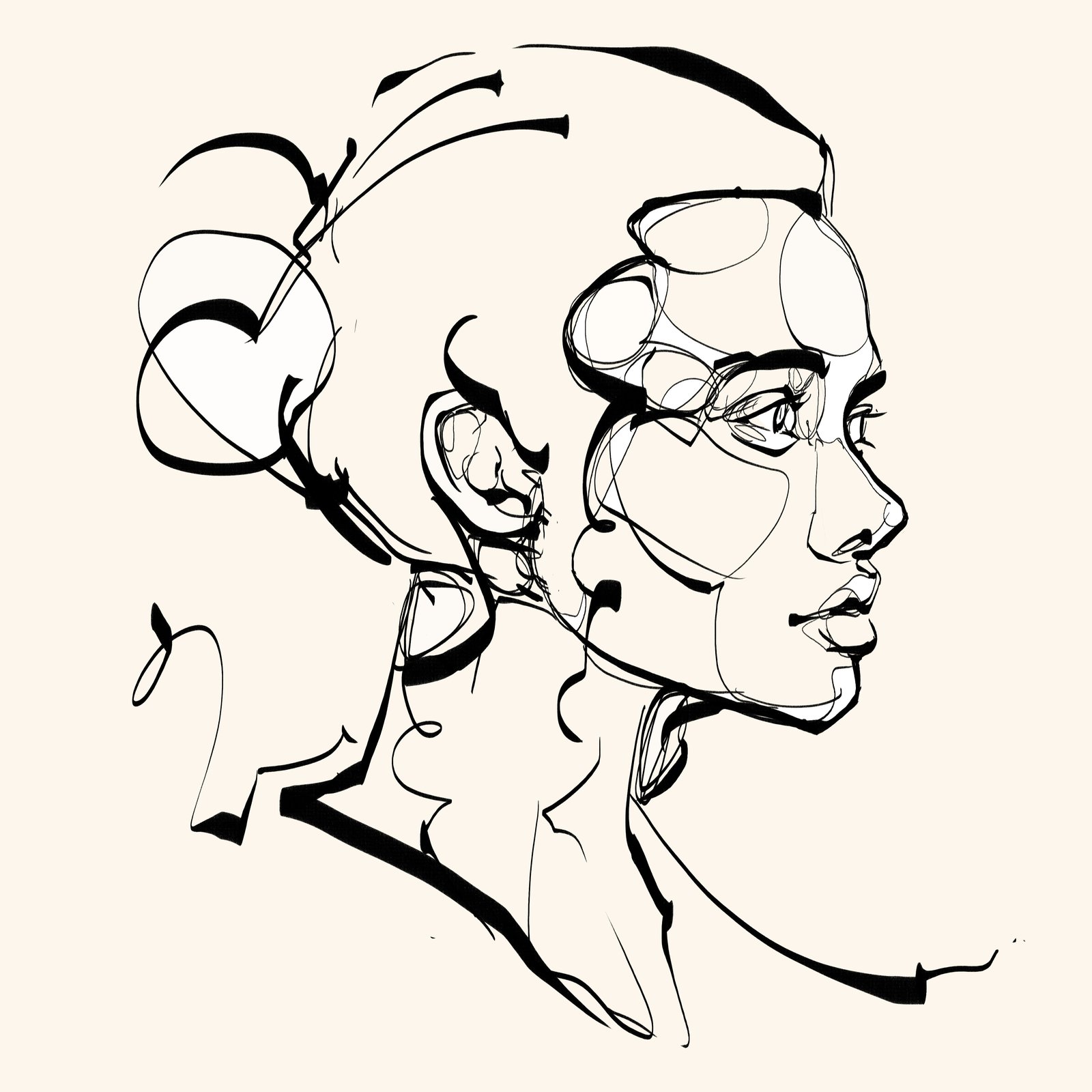 Line portraits 8