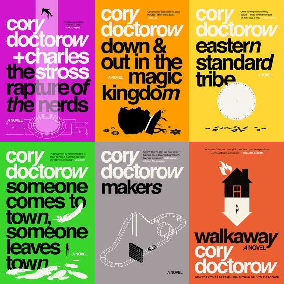 A grid of my books with Will Stahle covers..