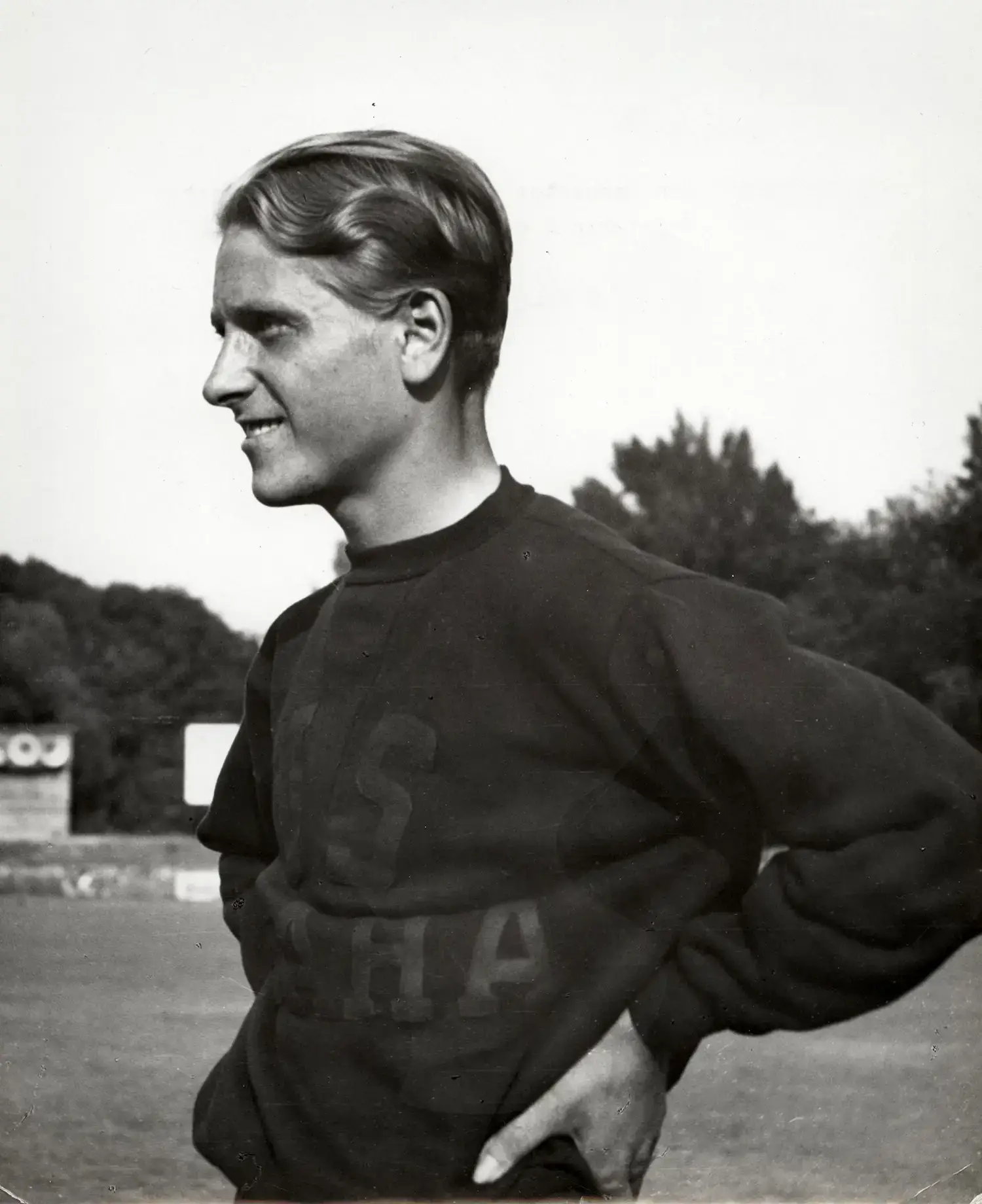 A side profile of a pensive Zdeněk Koubek.