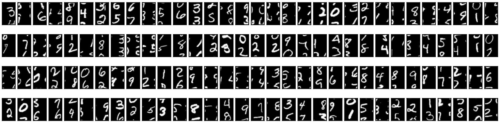 Grid of handwritten digits from the original MNIST dataset
